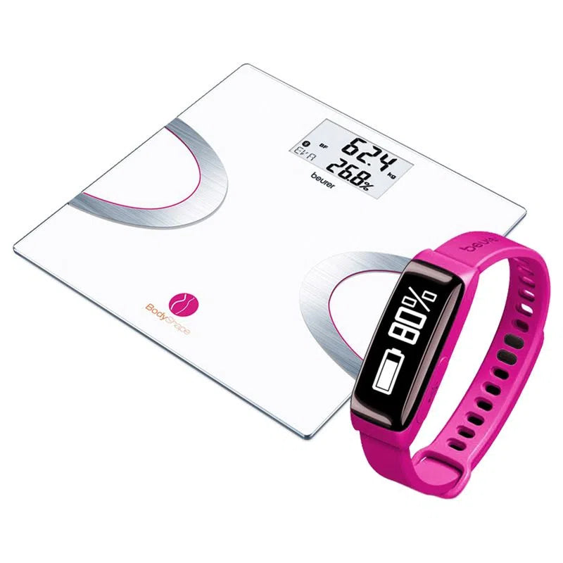 Báscula + Sensor de Actividad Bodyshapeb/ Marca Beurer