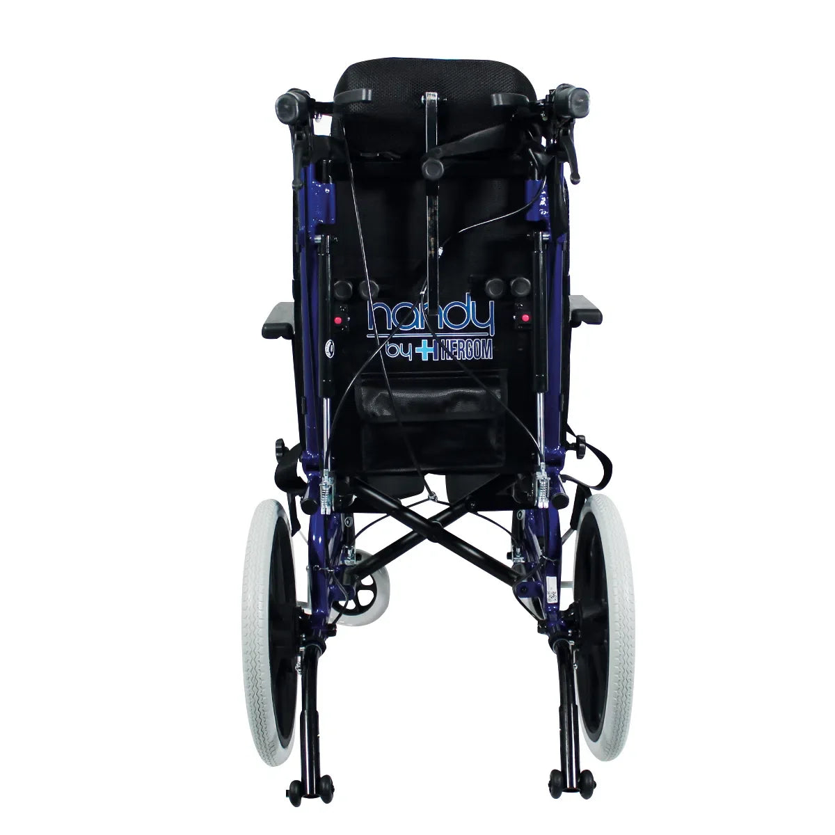 Silla de Ruedas Infantil Plegable con Soporte Anti-Volcaduras | Marca Handy