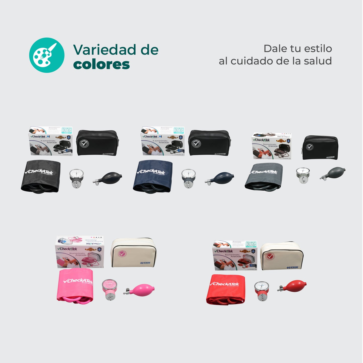 Baumanómetro Aneroide Tradicional con Manómetro de Alta Calidad y Diseño Ergonómico Checkatek