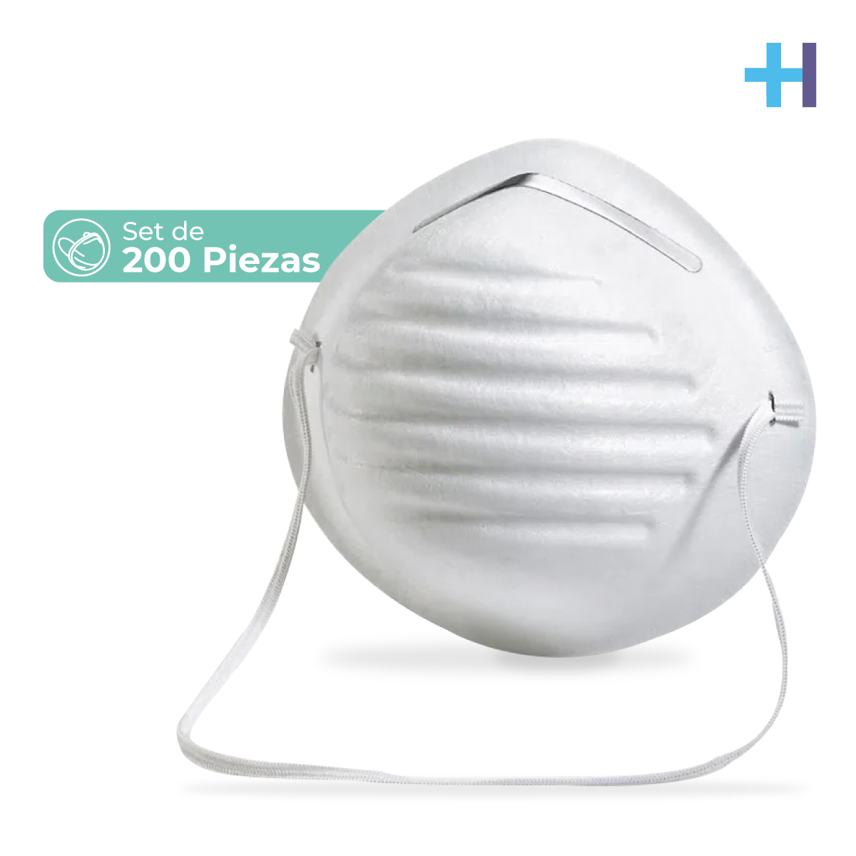 Cubrebocas Tipo Concha Mercy | Caja con 50 Piezas Desechables | Marca Mercy