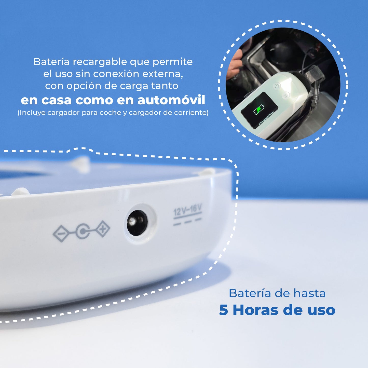 Concentrador de Oxígeno Portátil 6 L/min 8F-2A) | Marca Handy