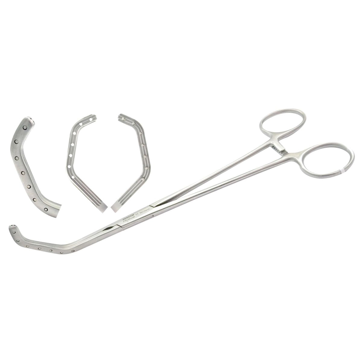 Pinza Clamp Bronquial | Acero Inoxidable Alemán de Alta Calidad