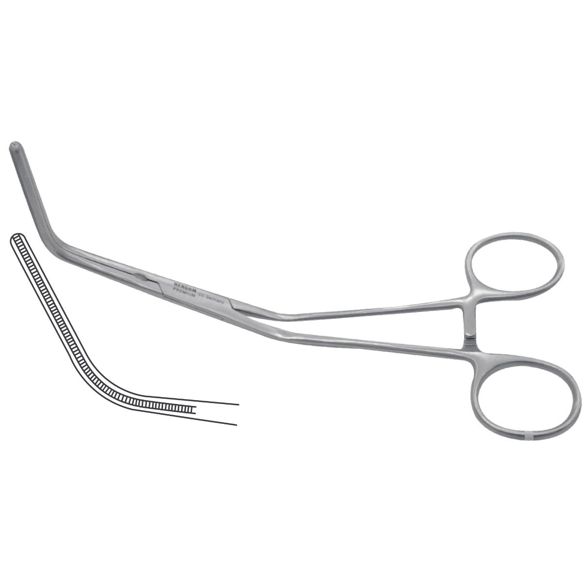 Pinza Devin para Carótida Delicada | Pinza Cardiovascular Quirúrgica