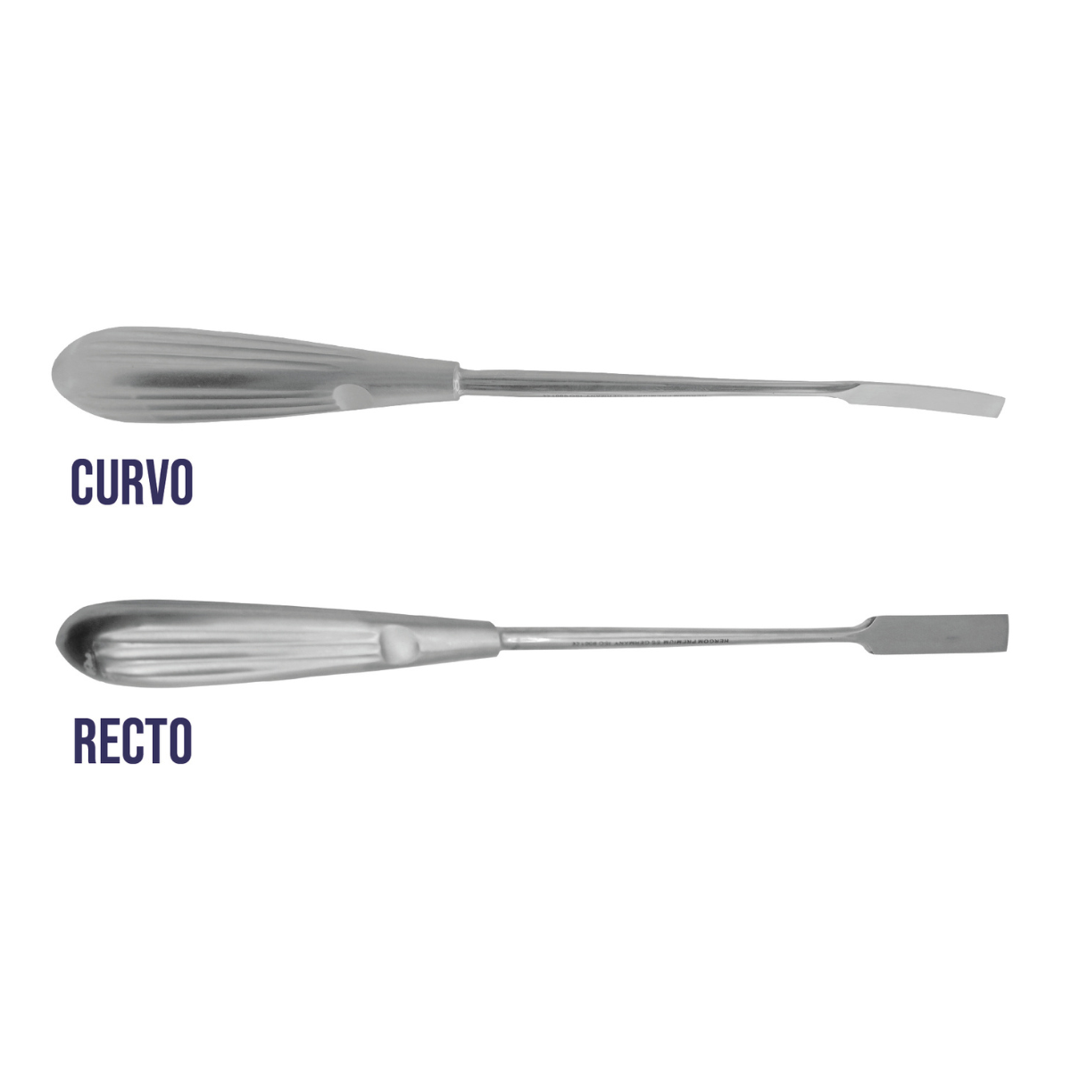 Disector Frontotemporal Hoja Curva/Recta | Acero inoxidable Alemán de alta calidad