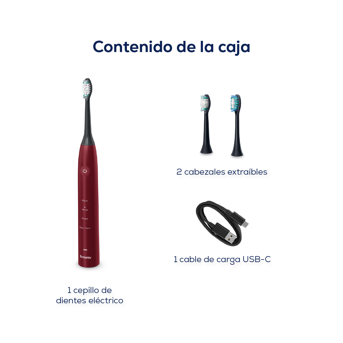 Cepillo de dientes eléctrico sónico SC30BF2025 limited edition cherry Beurer