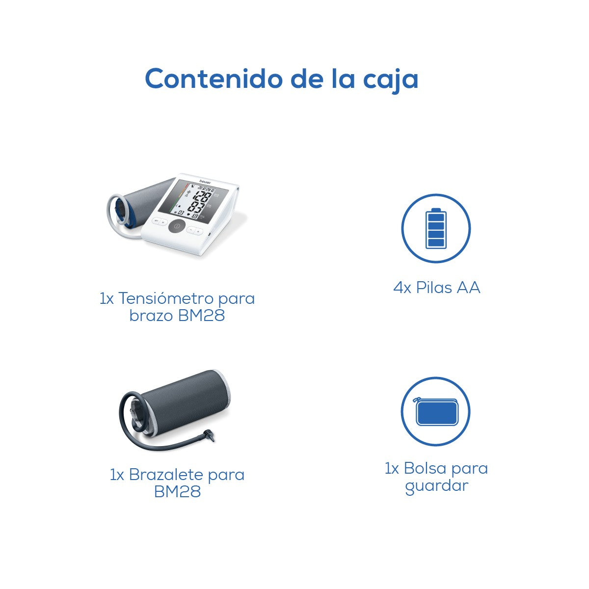 Baumanómetro Digital de Brazo Beurer hasta 42 cm Medición Automática BM28 Beurer