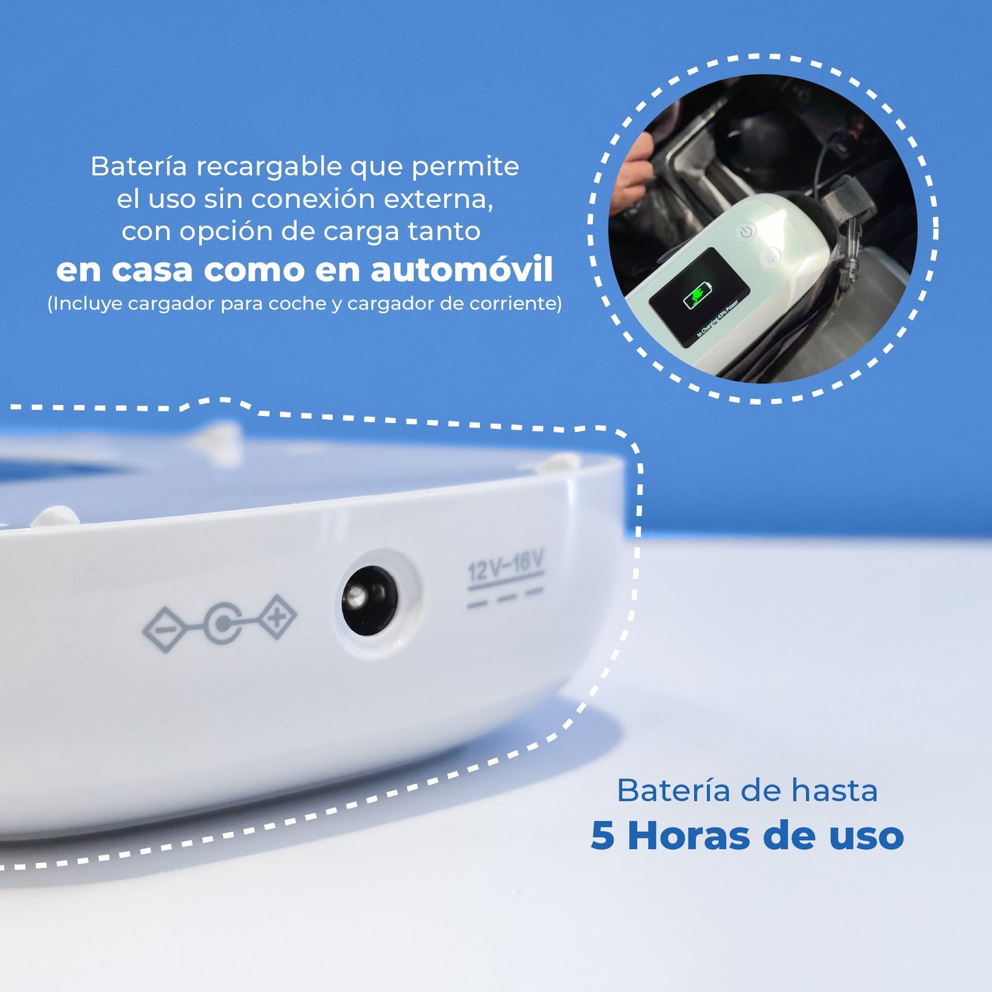 Concentrador de Oxígeno Portátil 6 L/min 8F-2A) Handy