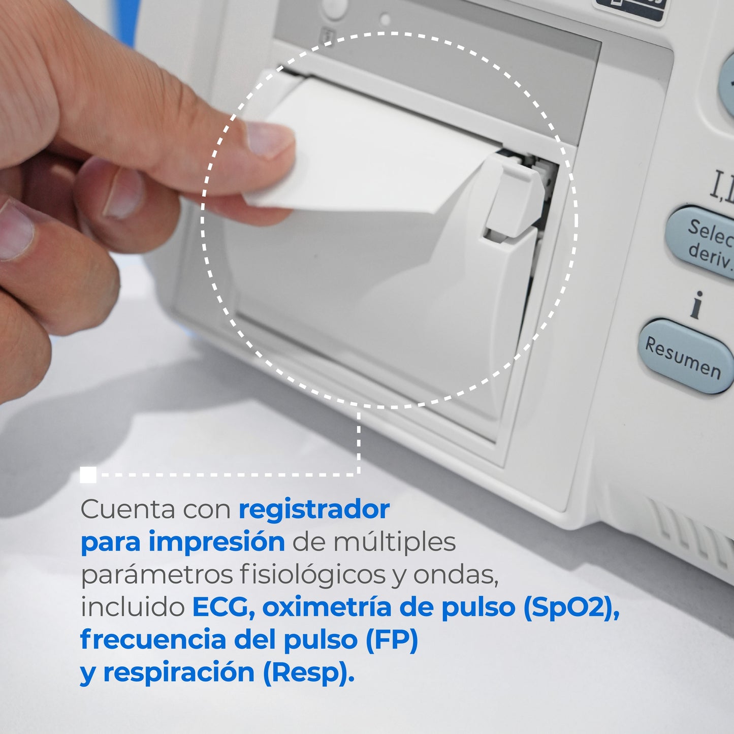 Desfibrilador Monitor Bifásico Profesional 4 en 1 Desfibrilación Manual, DEA, Marcapasos y Monitorización / BeneHeart D6 Marca Mindray