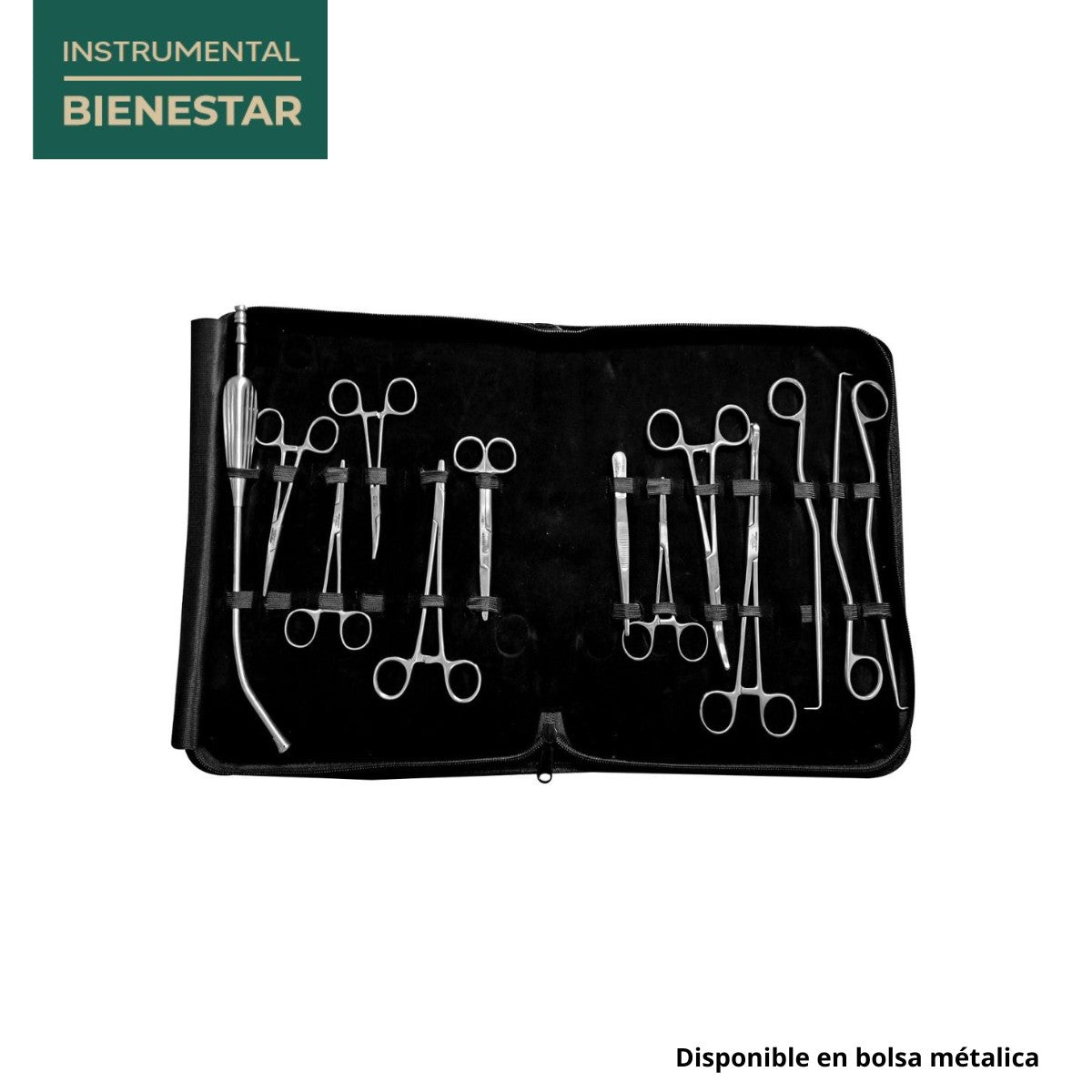 Instrumental para parto 13 Piezas "La Clínica es Nuestra" Bienestar de Alta Calidad