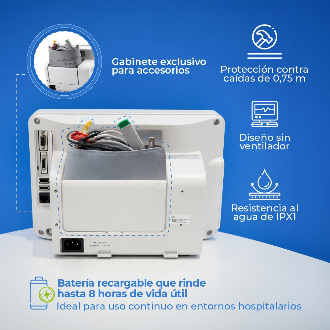 Monitor Multiparámetros de uso Humano UMEC10H Mindray