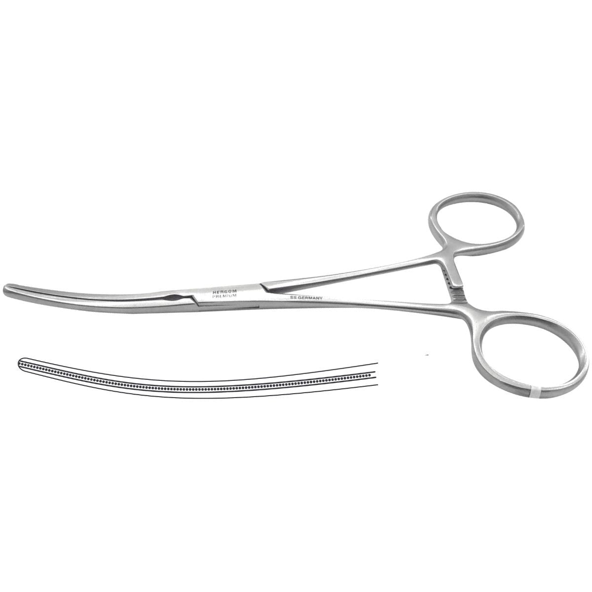 Pinza Clamp para Coartación de Bakey