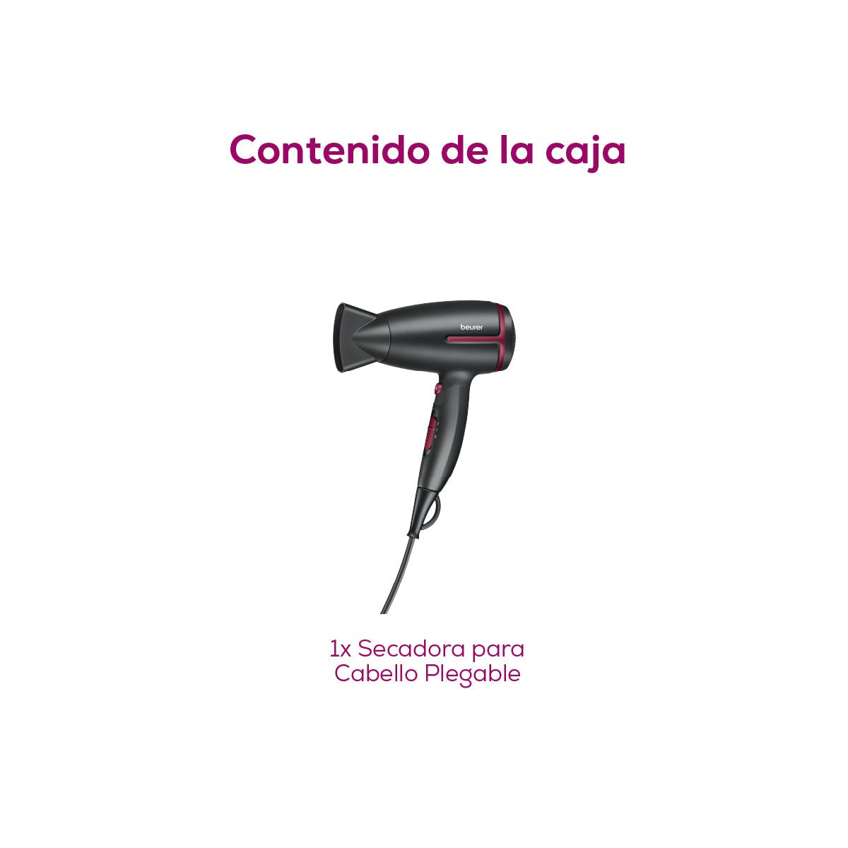 Secadora de cabello HC25BF2025 limited edition cherry Beurer