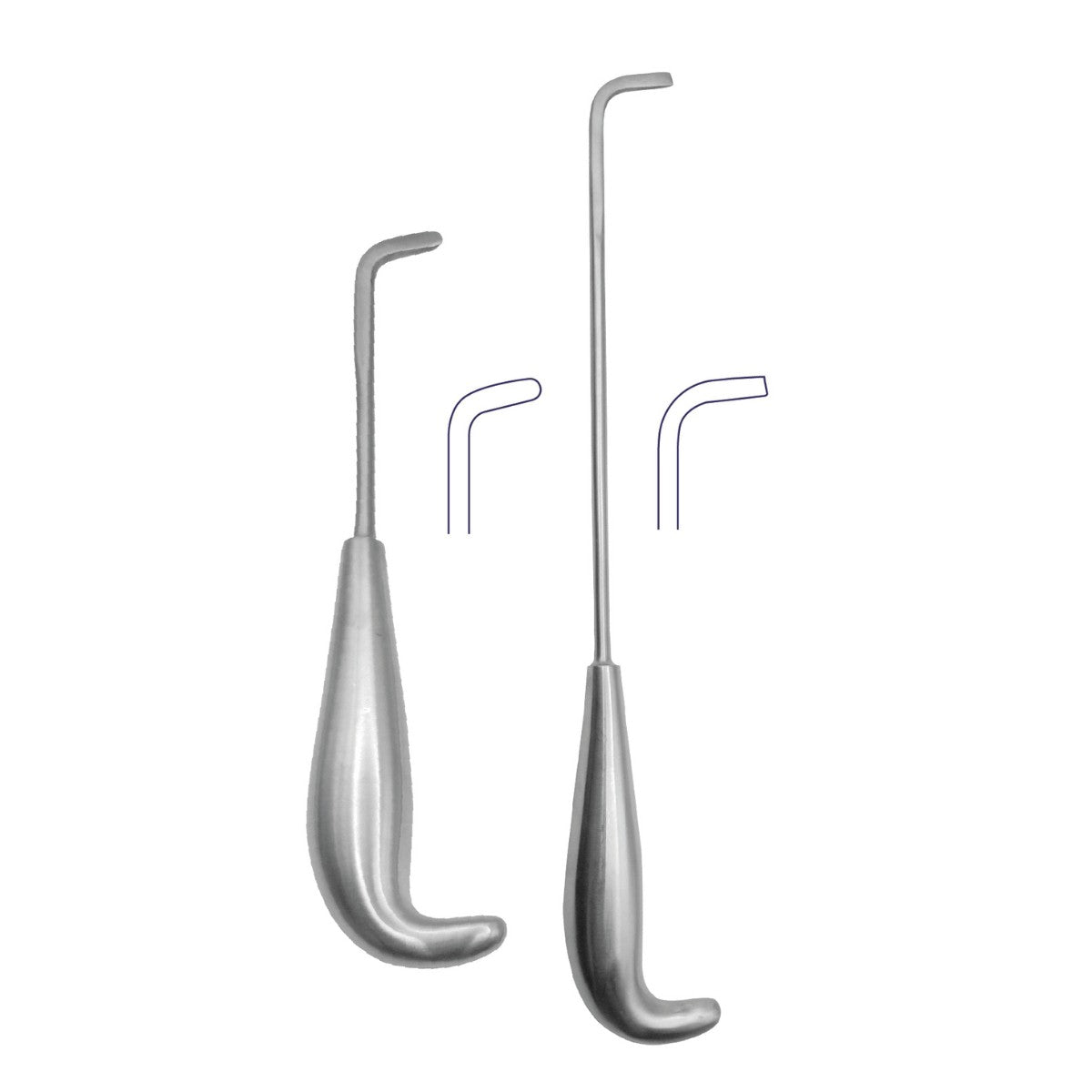 Disector Curvo para Músculo Procero y Corrugador | Acero inoxidable Alemán de alta calidad