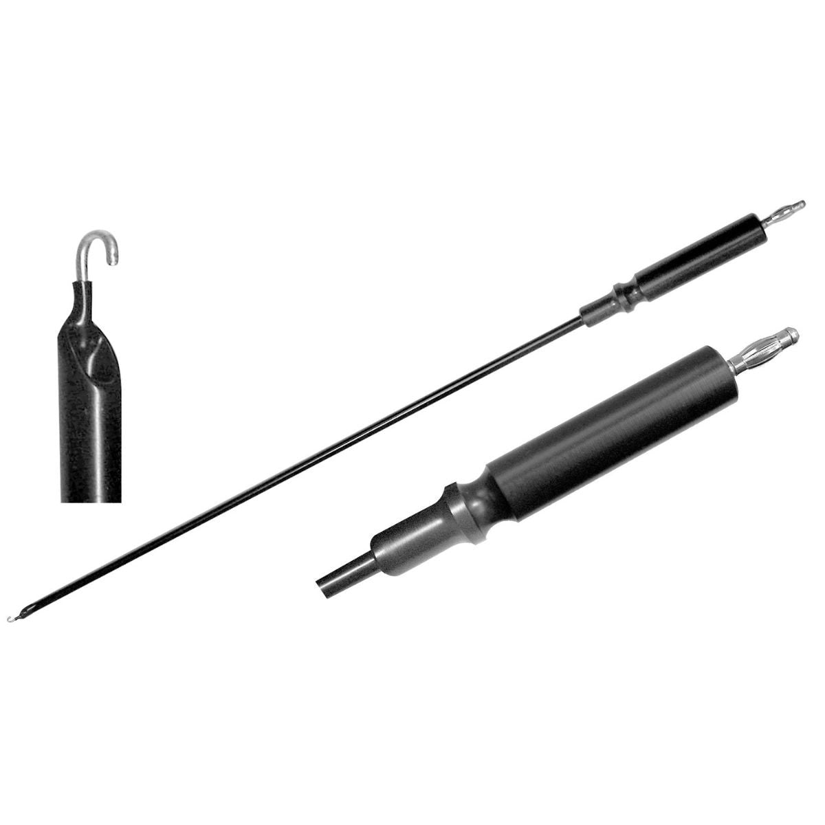 Electrodo de laparoscopia con Gancho