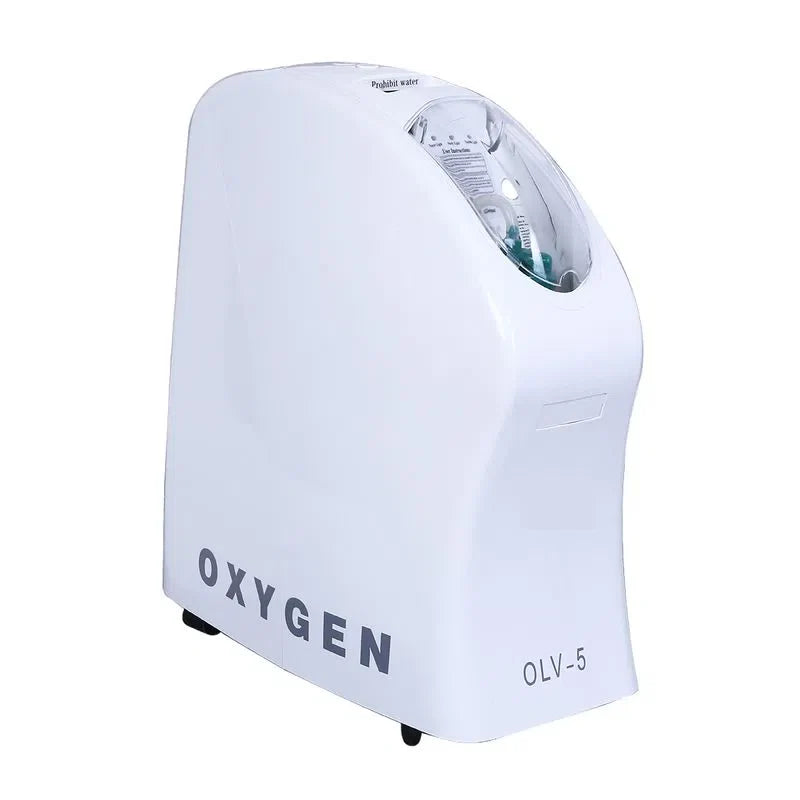 Concentrador de Oxígeno 5L Grado Médico | Flujo Ajustable | Marca Handy