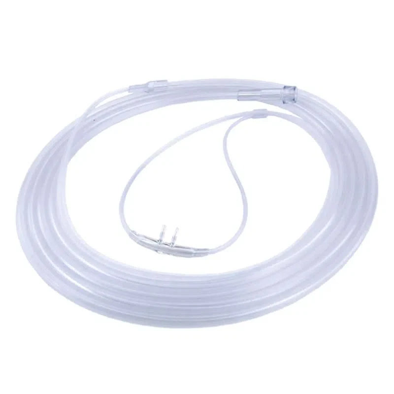 Cánula Nasal de Oxígeno con Manguera 255 cm de PVC médico | Marca Handy