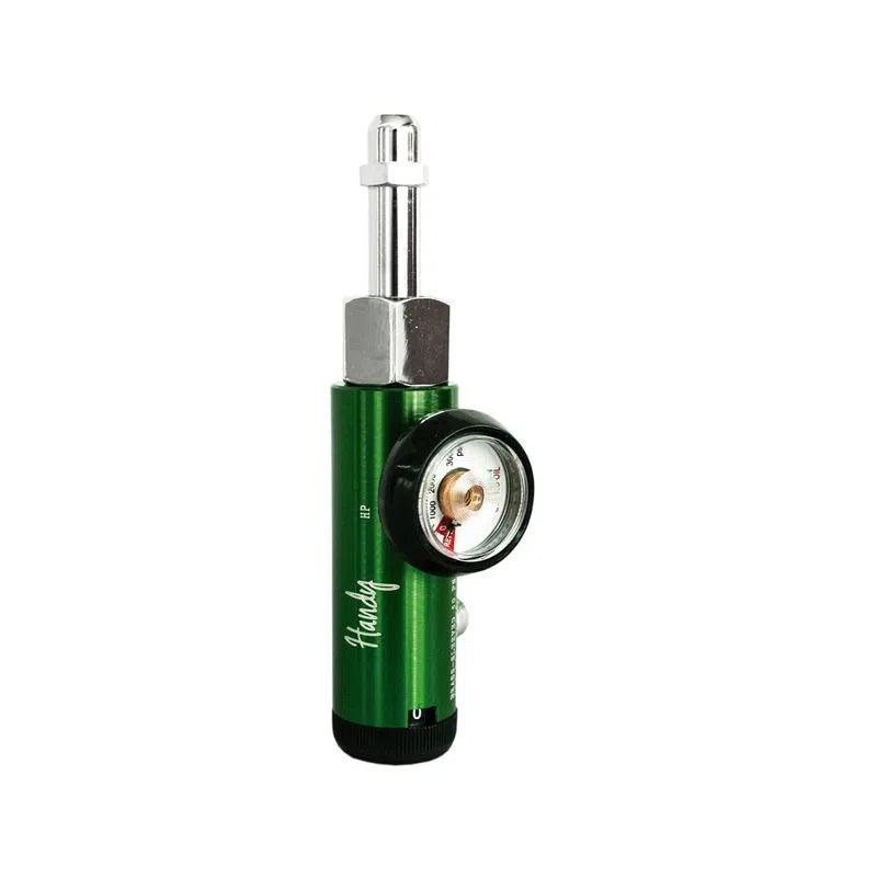 Regulador para Tanque de Oxígeno con Manómetro y Control de Flujo Ajustable | Marca Handy