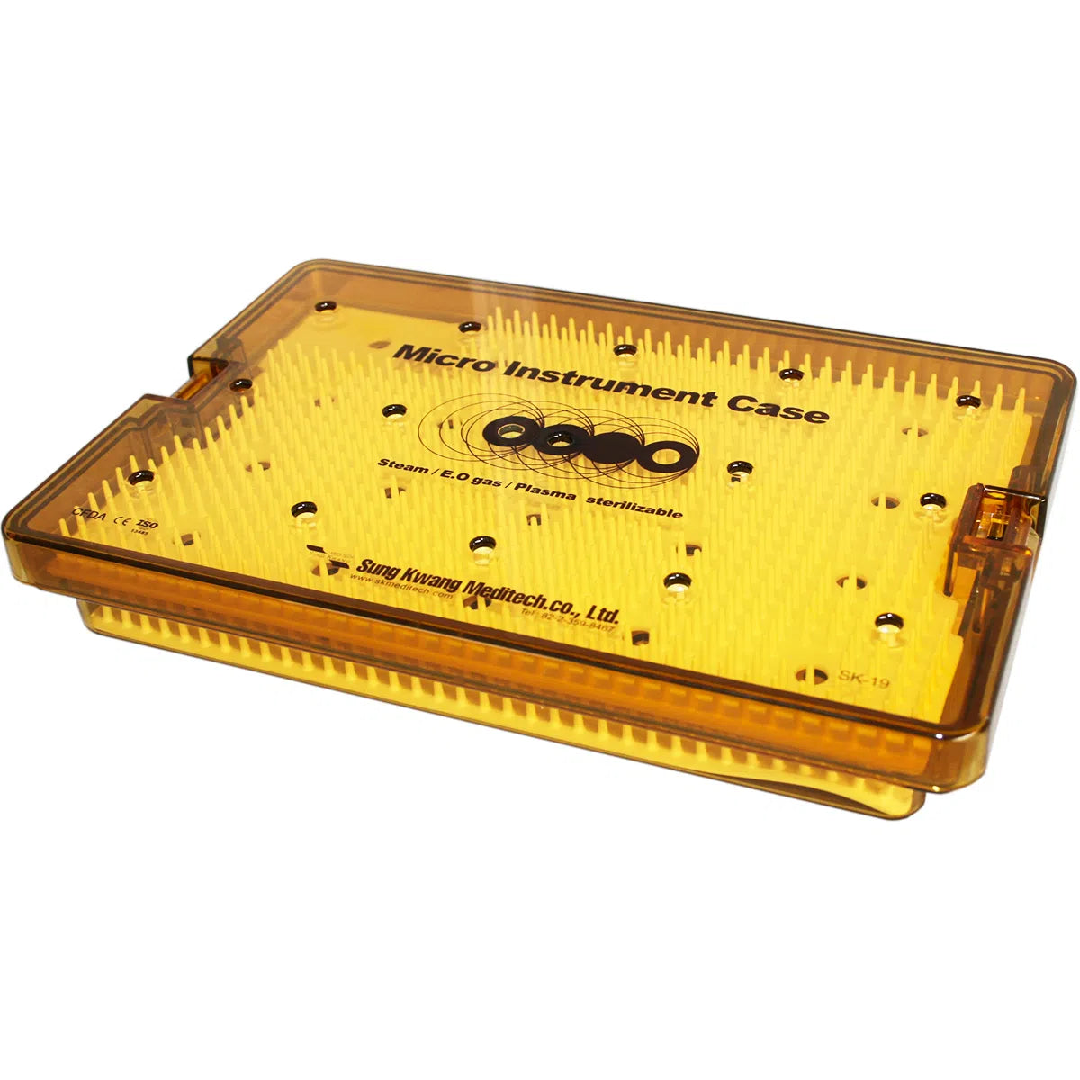 Caja de Esterilización para Micro Instrumental de 2 Niveles