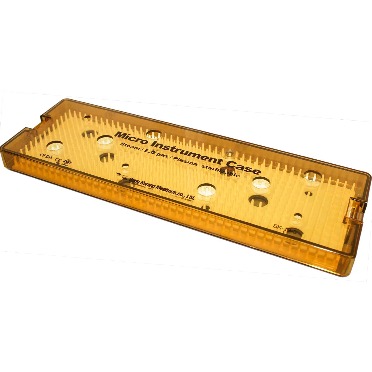 Caja de Esterilización para Micro Instrumental de 2 Niveles