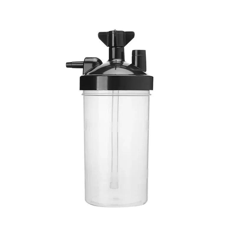 Vaso Humidificador de Oxígeno de 500 ml | Compatible con Concentradores y Tanques | Marca Handy