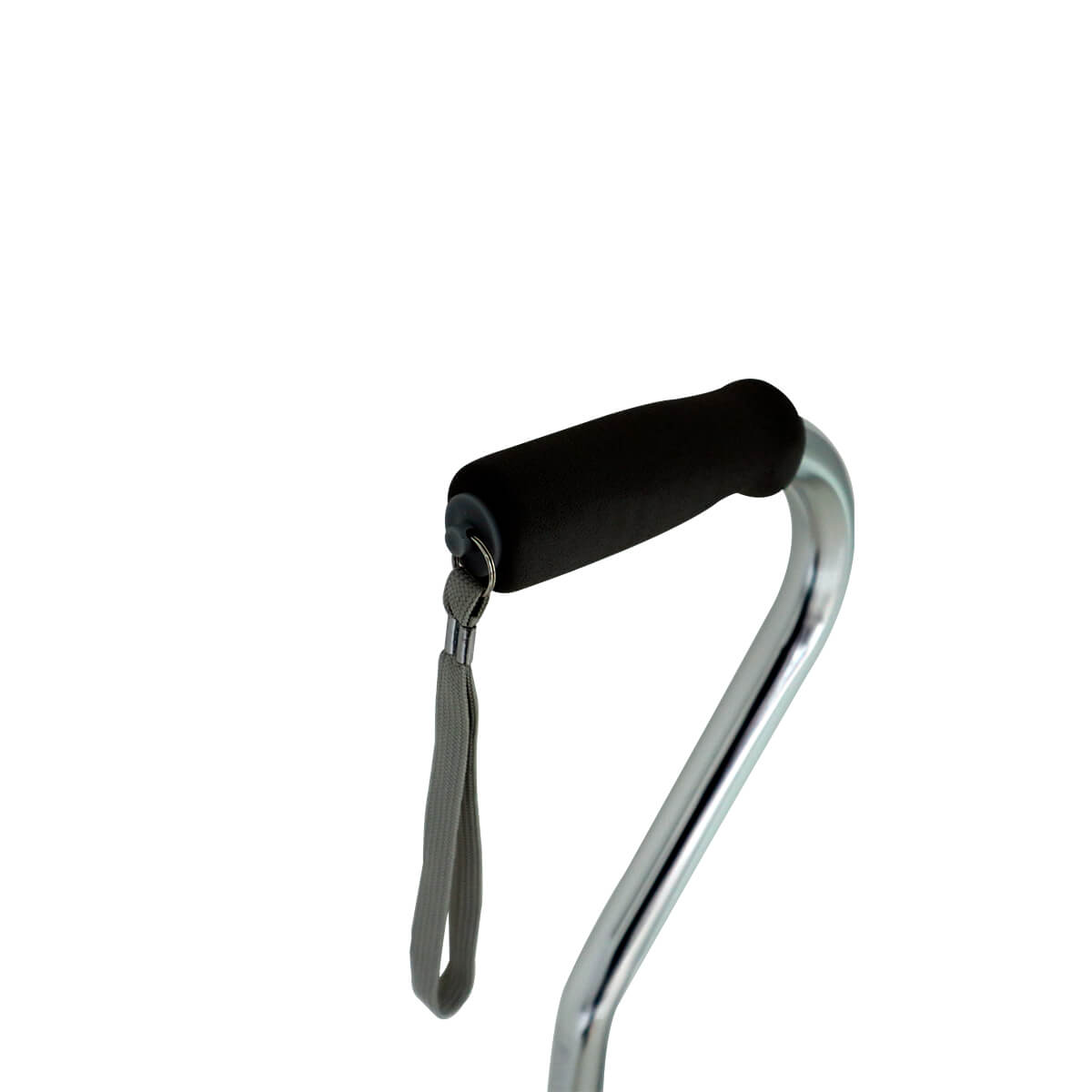 Bastón de Aluminio Ajustable con Mango Tipo Cuello de Ganso Handy