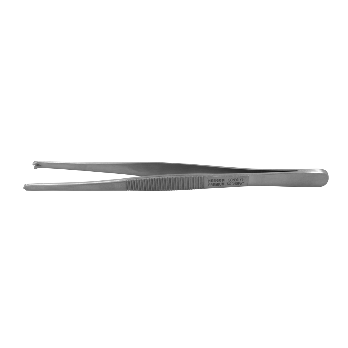 Pinza Recta de Disección de Acero Inoxidable | Hergom Medical
