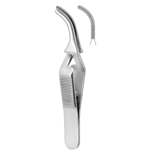 Pinza DeBakey Clip Atraumática de Acero Alemán
