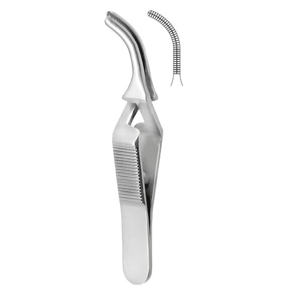 Pinza DeBakey Clip Atraumática de Acero Alemán