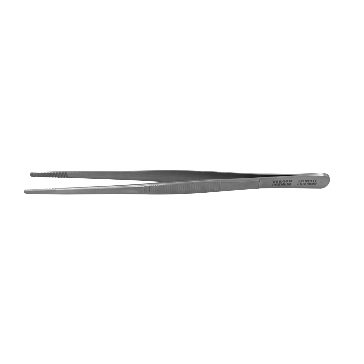 Pinza Recta de Disección de Acero Inoxidable | Hergom Medical