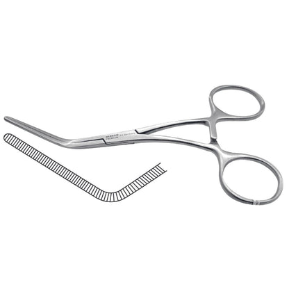 Pinza Castañeda Vascular de Acero Inoxidable Alemán | Varias Medidas (11–13 cm)