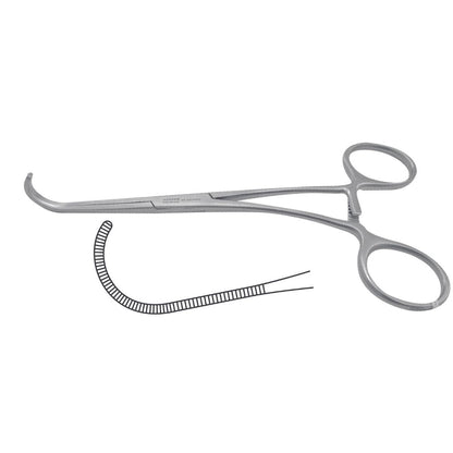 Pinza Castañeda Vascular Premium | Acero Inoxidable Alemán | Varias Longitudes Disponibles