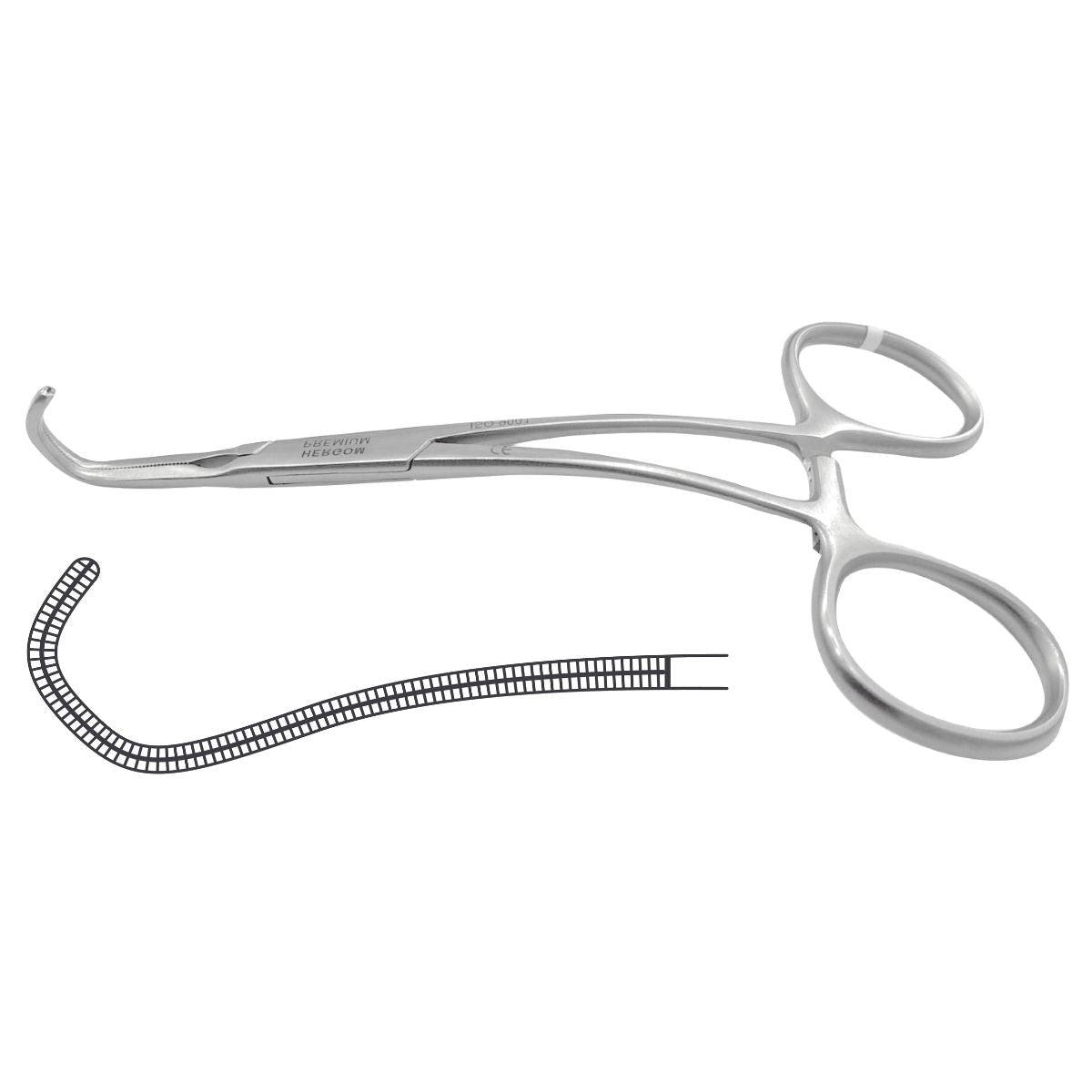 Pinza Tipo Lawton Vascular de Acero Inoxidable Premium | Variantes y Tamaños