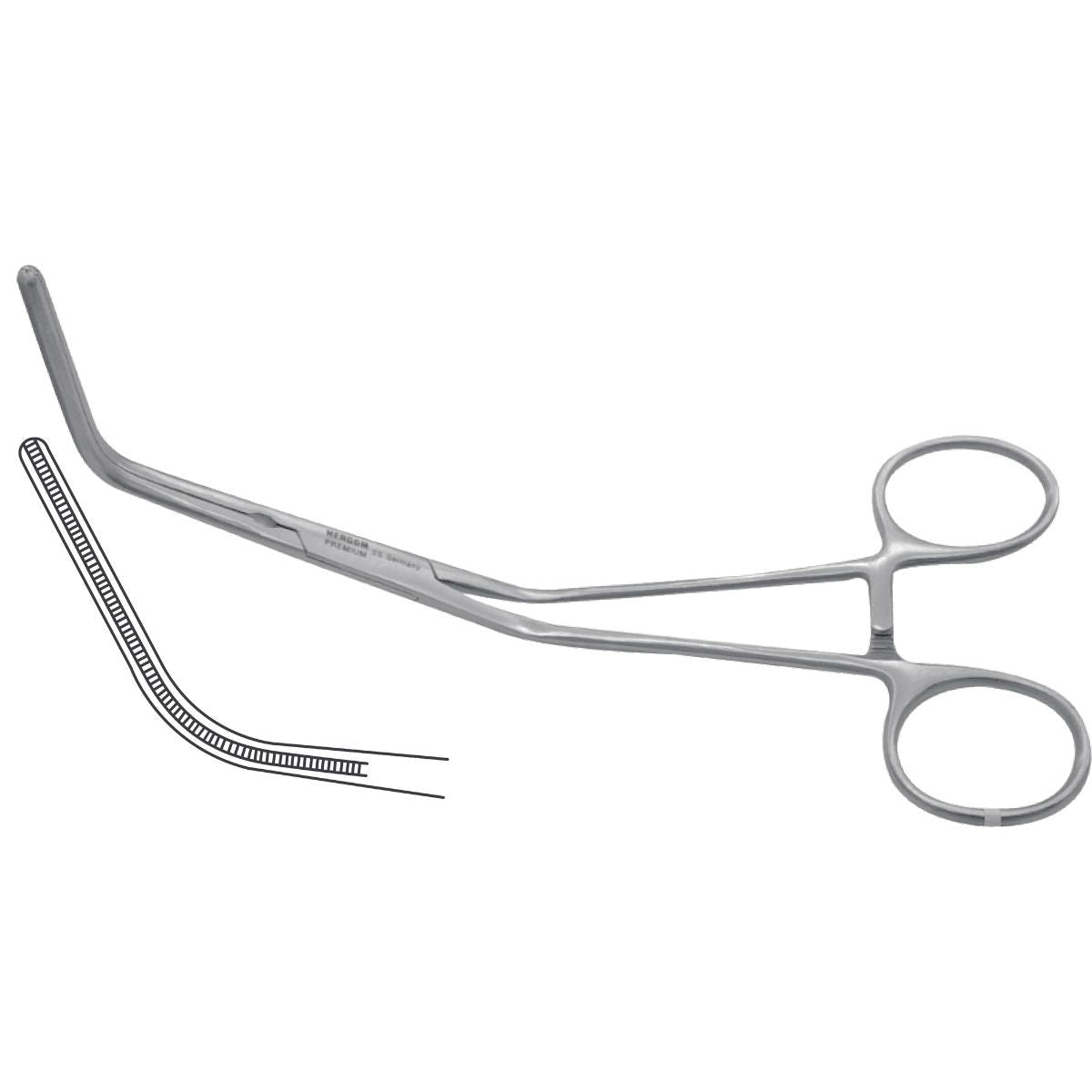 Pinza Devin para Carótida Delicada | Pinza Cardiovascular Quirúrgica