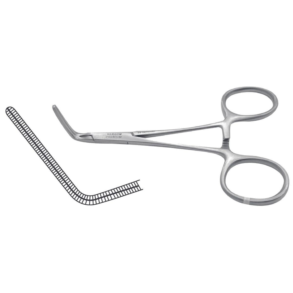 Pinza Debakey de Acero Inoxidable Alemán