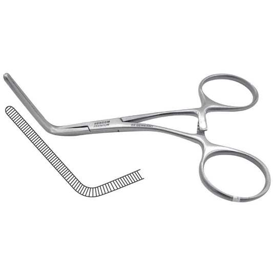 Pinza Castañeda Vascular de Acero Inoxidable Alemán | Varias Medidas (11–13 cm)