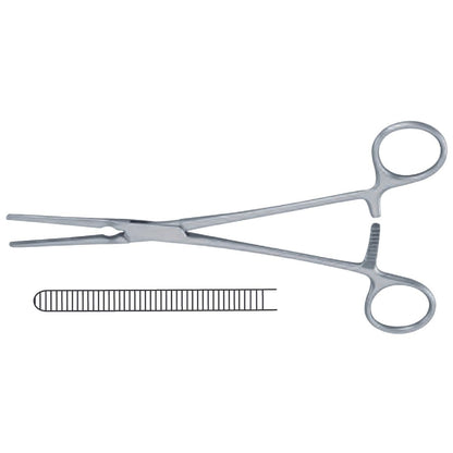 Pinza Castañeda Vascular de Acero Inoxidable Alemán | Varias Medidas (11–13 cm)