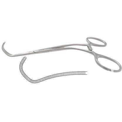 Pinza Castañeda Vascular Premium | Acero Inoxidable Alemán | Varias Longitudes Disponibles