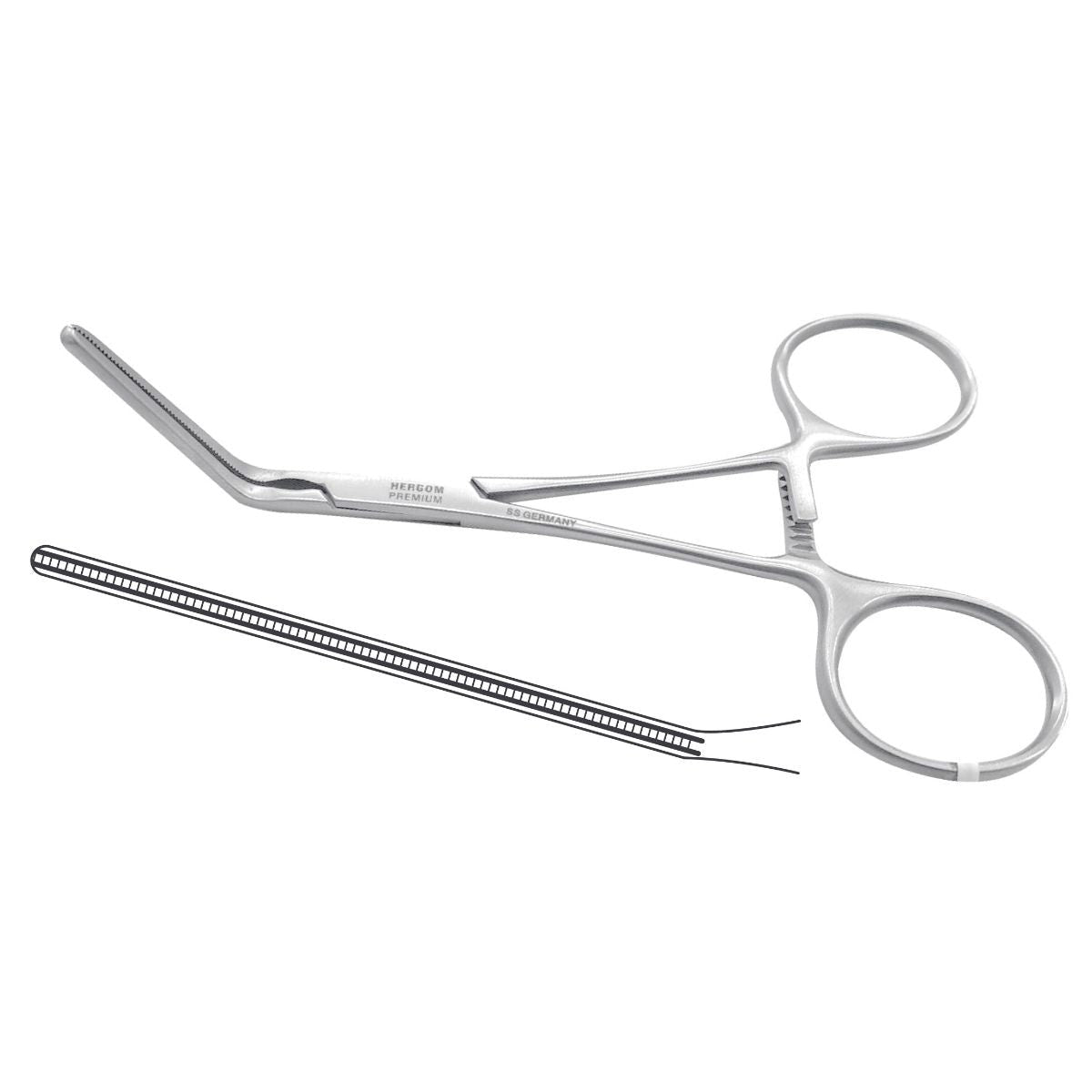 Pinza Tipo Lawton Vascular de Acero Inoxidable Premium | Variantes y Tamaños