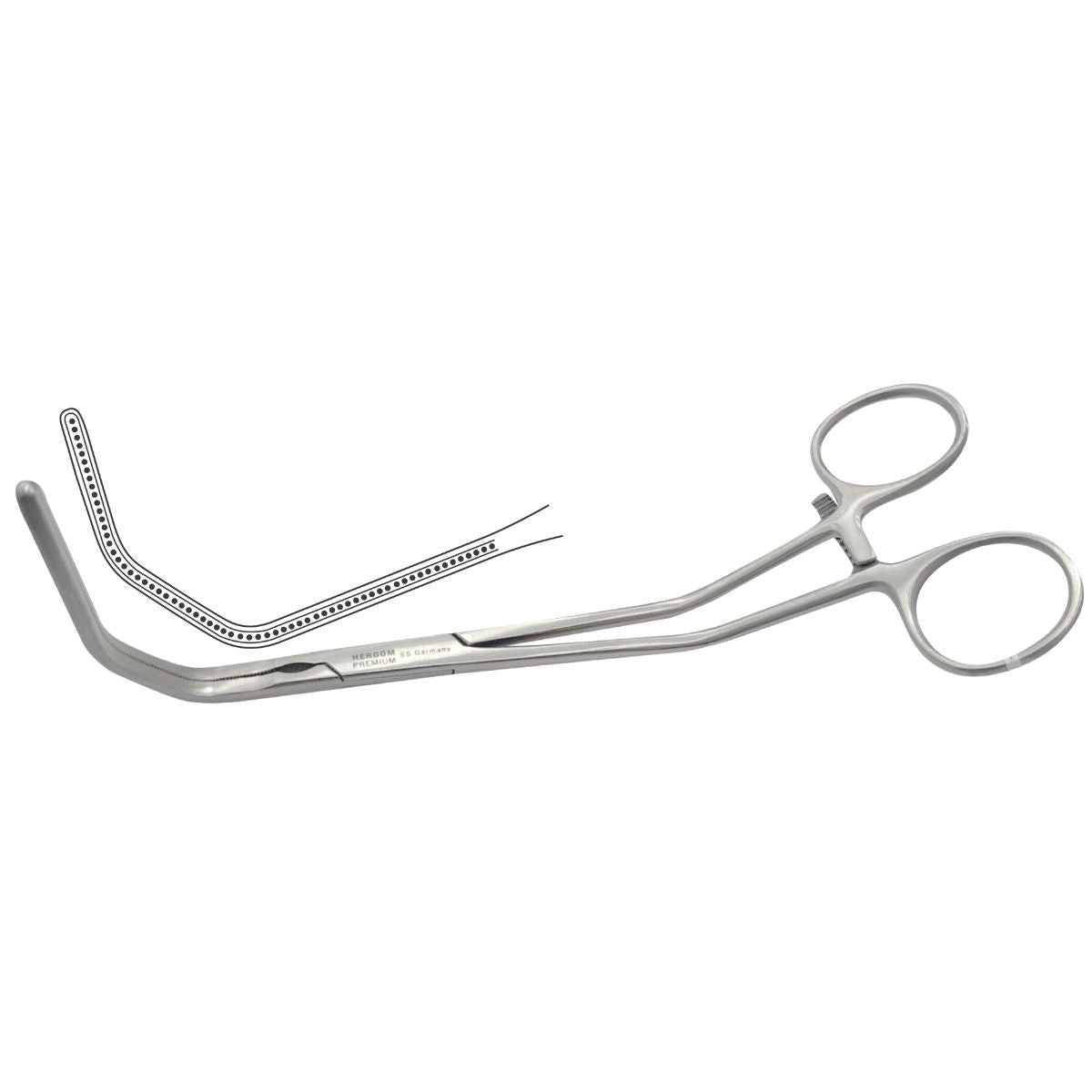 Pinza Devin para Carótida Delicada | Pinza Cardiovascular Quirúrgica