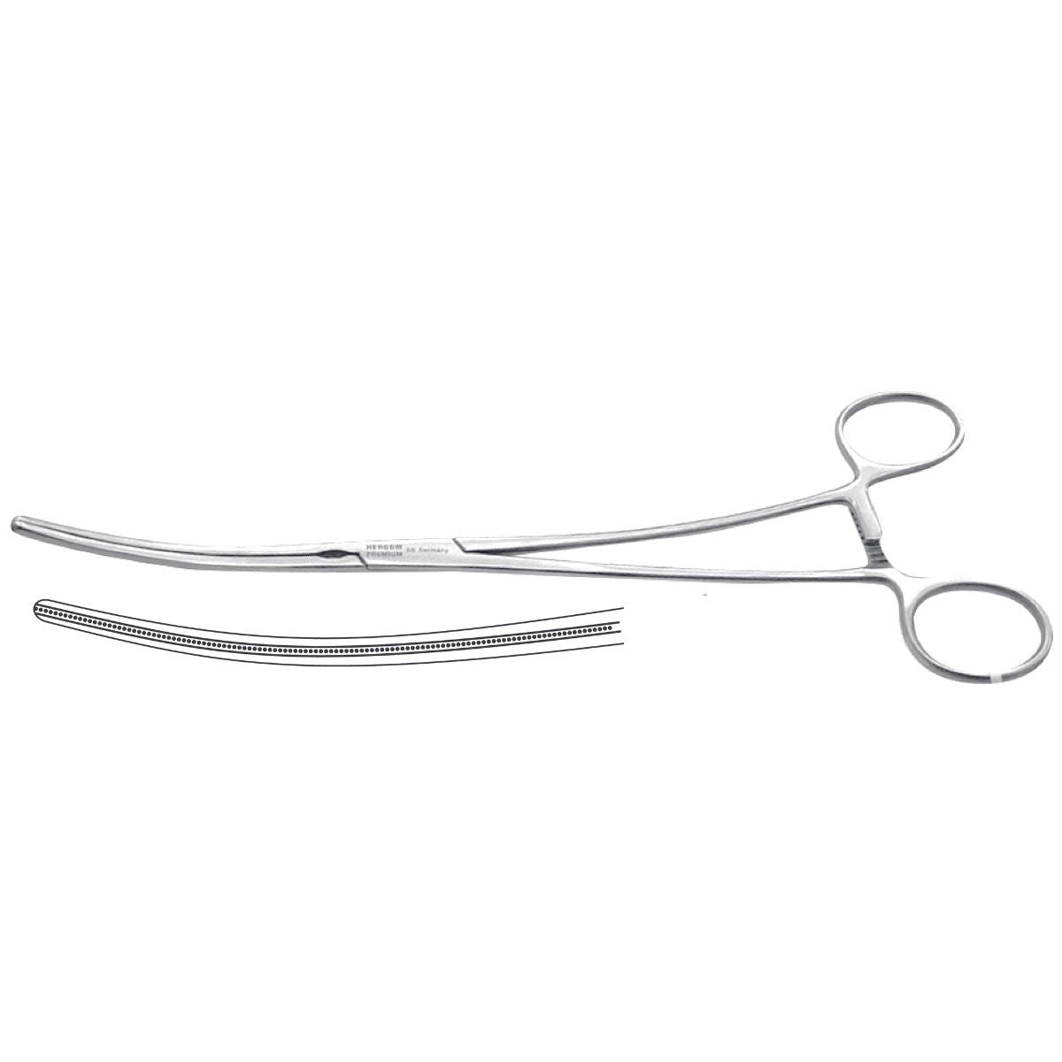 Pinza DeBakey Crafoord de Acero Inoxidable Alemán