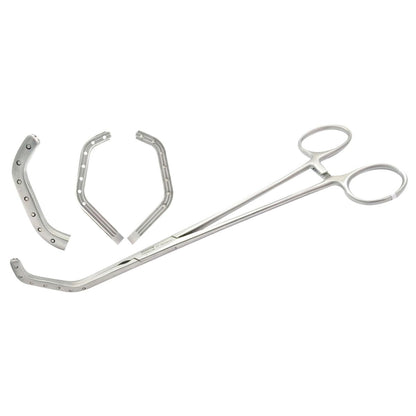 Pinza Clamp Bronquial | Acero Inoxidable Alemán de Alta Calidad