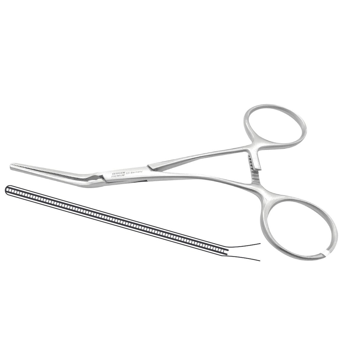 Pinza Tipo Lawton Vascular de Acero Inoxidable Premium | Variantes y Tamaños