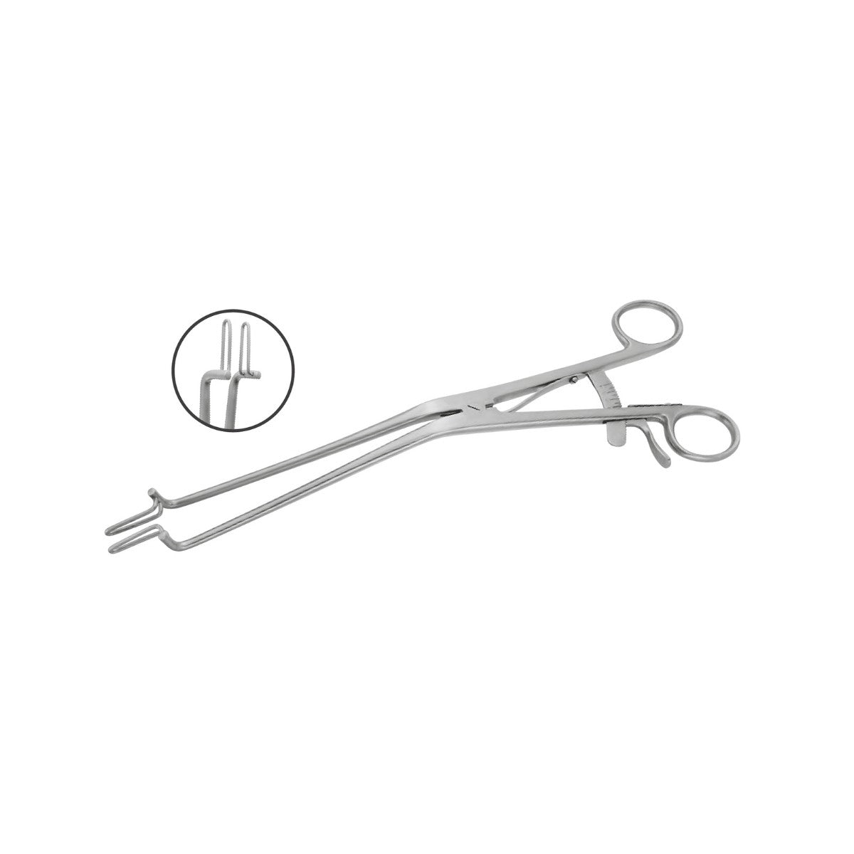 Pinza Endocervical Kogan de Acero Inoxidable Alemán