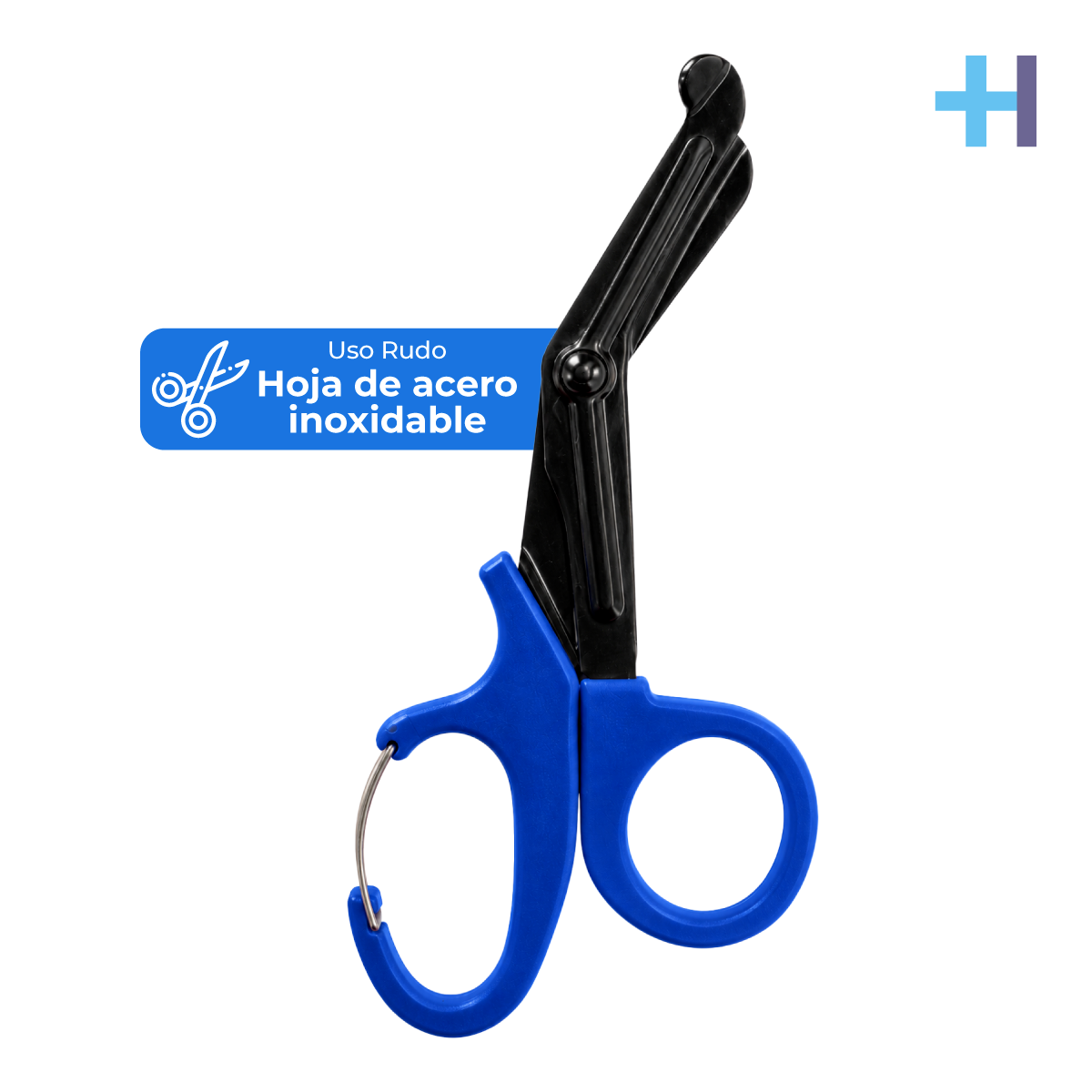Tijeras de Uso Rudo Sólido | Cortes Firmes | Varias Longitudes y Colores | Marca Hergom Medical