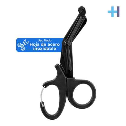 Tijeras de Uso Rudo Sólido | Cortes Firmes | Varias Longitudes y Colores | Marca Hergom Medical