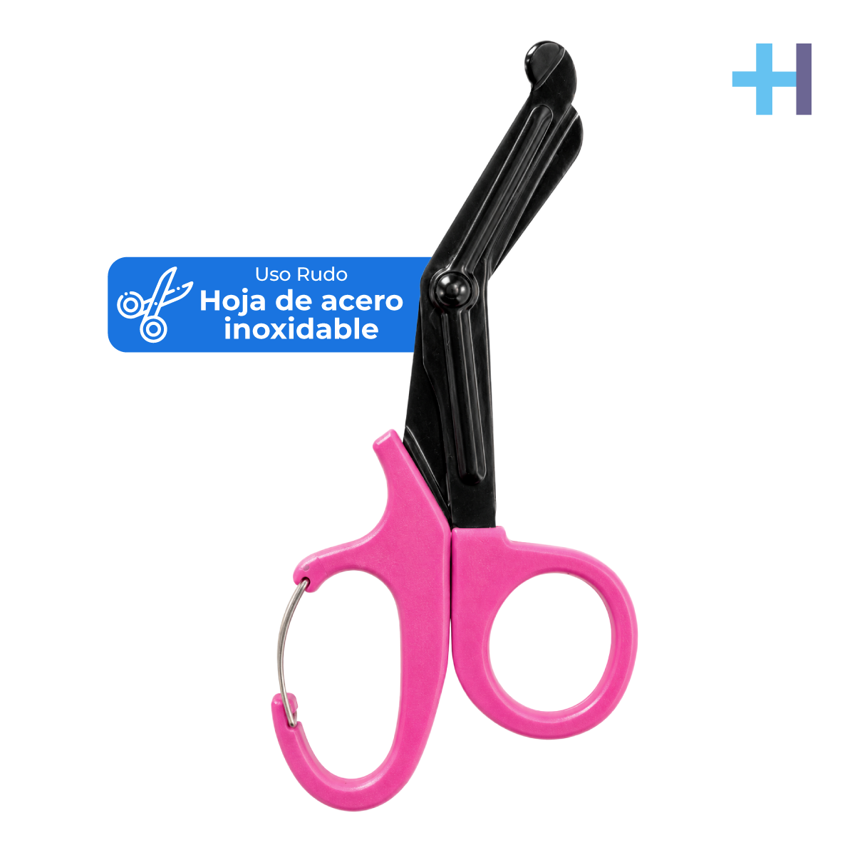 Tijeras de Uso Rudo Sólido | Cortes Firmes | Varias Longitudes y Colores | Marca Hergom Medical
