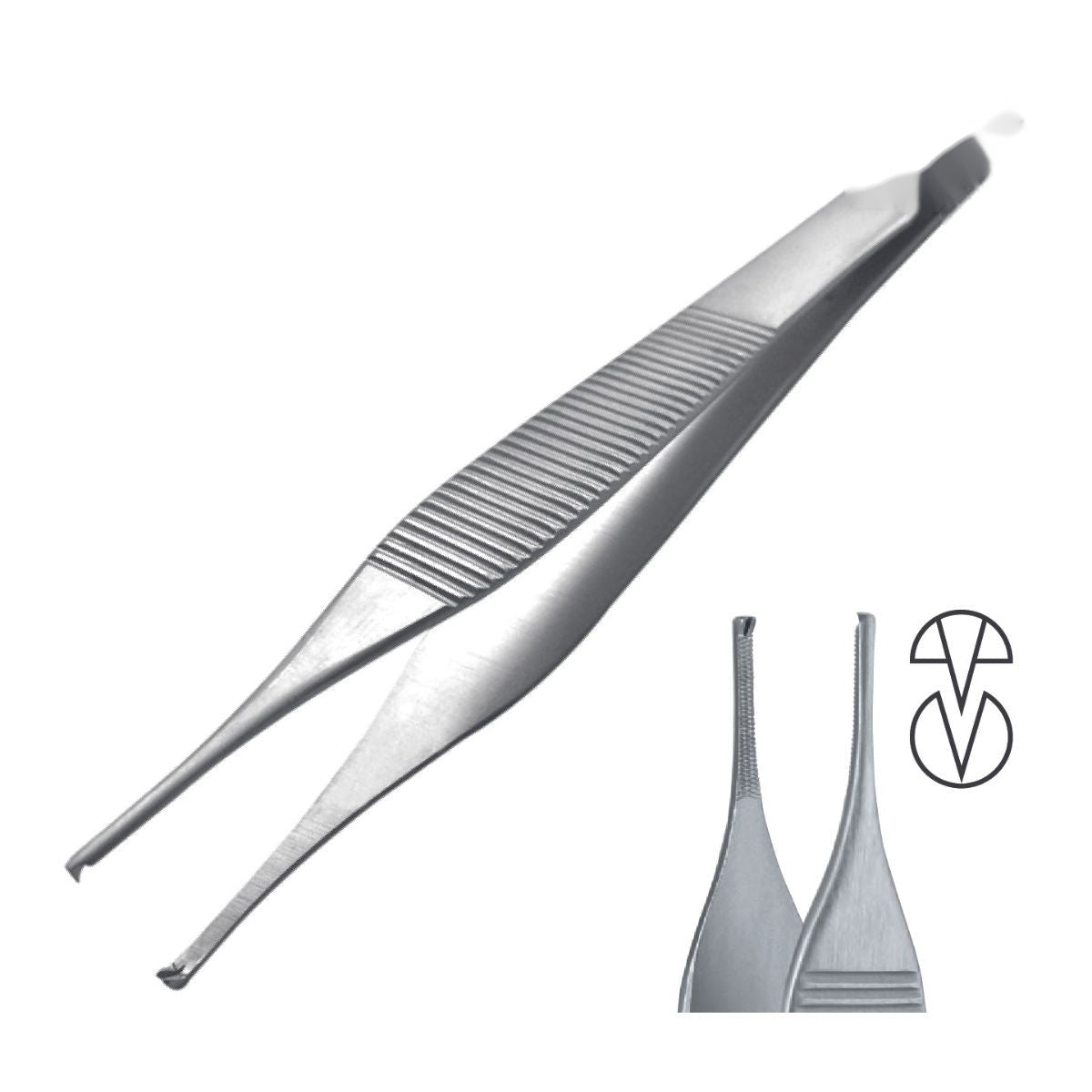 Pinza Brown Adson Dentada de alta calidad | Hergom Medical