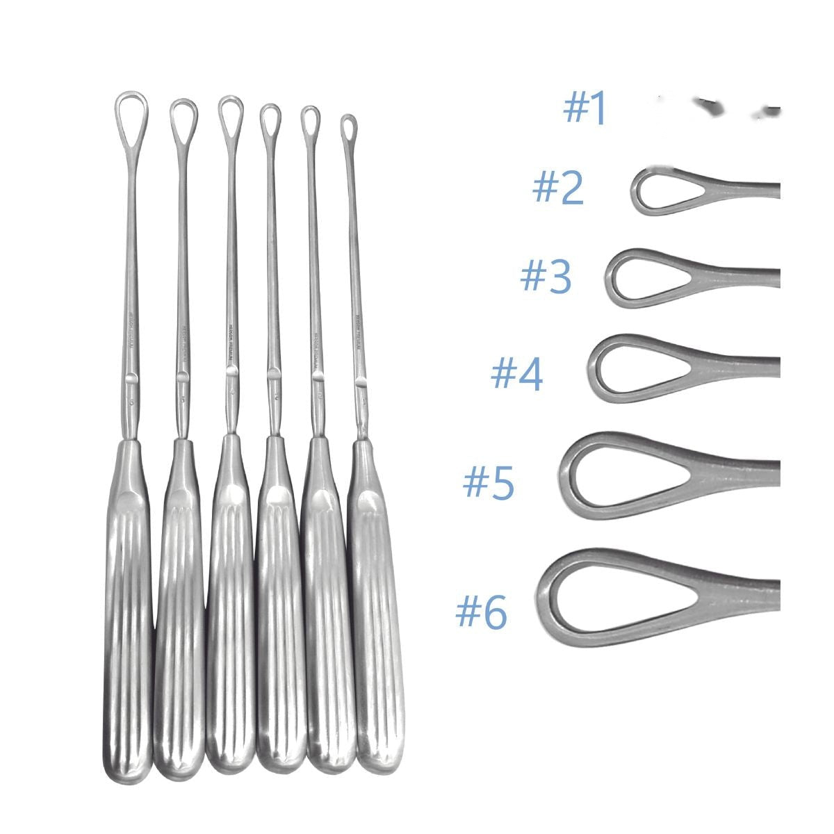 Set de Legras Cortantes Hergom Premium | Acero inoxidable Alemán de alta calidad