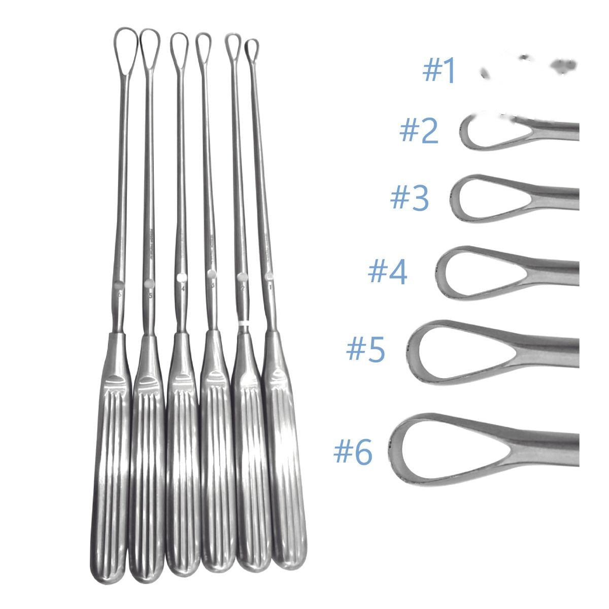 Set de Legras Cortantes Hergom Premium | Acero inoxidable Alemán de alta calidad