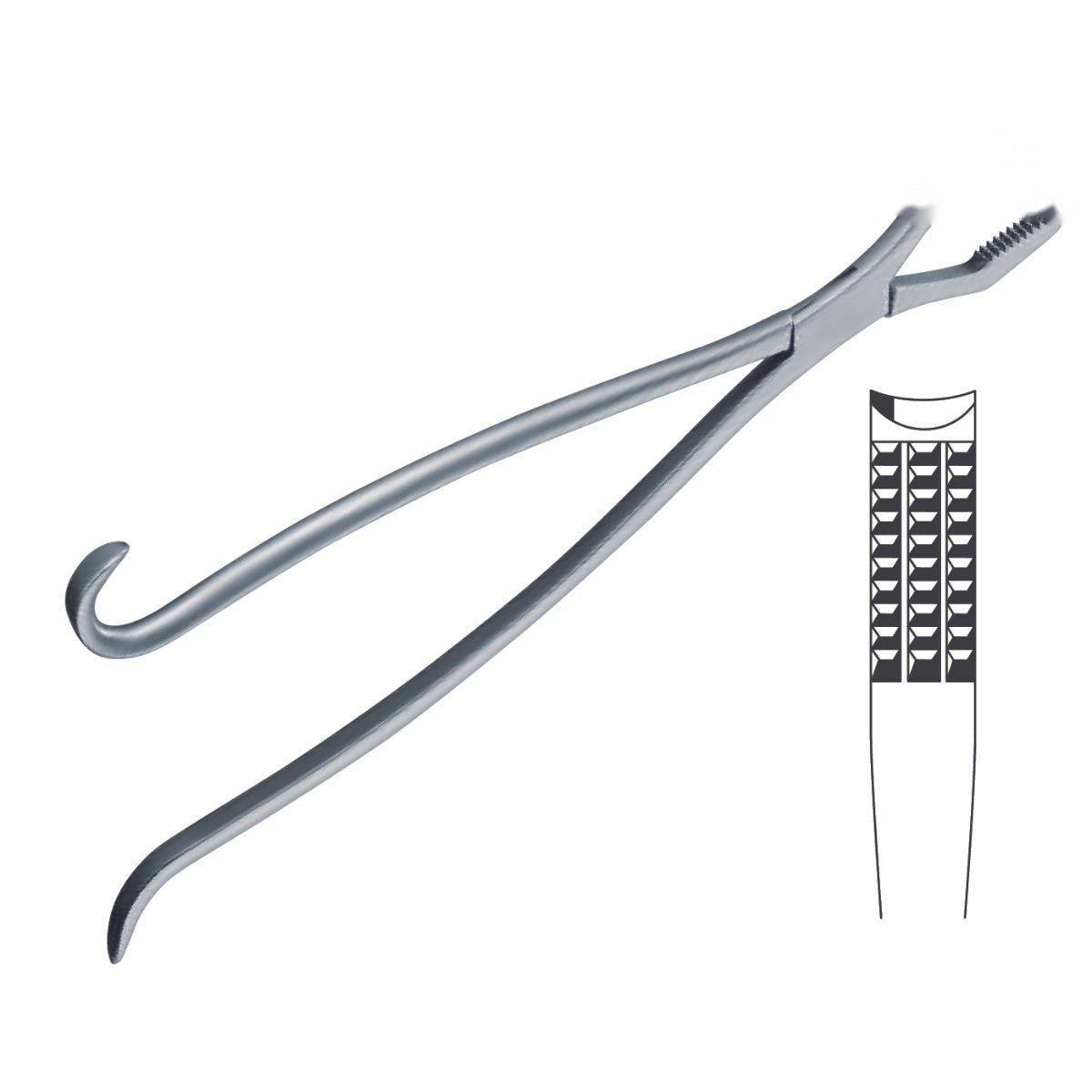 Pinza Lane Bone Holding Quirúrgica | Marca Hergom Premium
